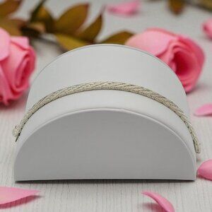 Stunning .950 ULTRA FINE SILVER Riccio Bracelet – Made in Italy